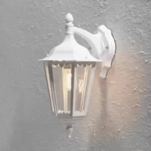 Firenze Outdoor Classic Large Lantern Down Light Matt White, IP43