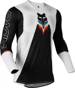 FOX Flexair Relm Motocross Jersey, black-white, Size 2XL, black-white, Size 2XL