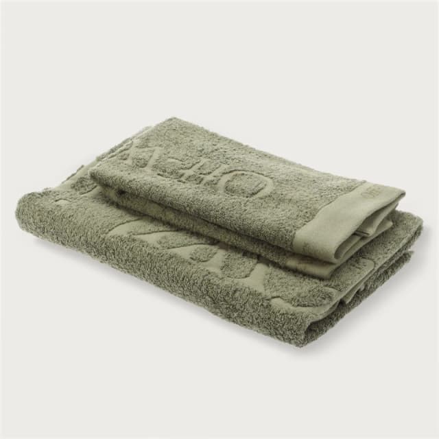 Off White Towel Set Army Green unisex One Size