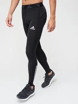 adidas Techfit Baselayer 3 Stripe BOS Tights - Black Size XL Men