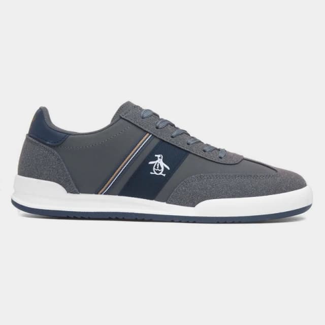 Original Penguin Mens Gaz Court Trainers Charcoal male 6 (39)