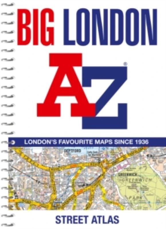Big London A-Z Street Atlas. Spiral bound Books