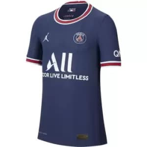 Nike Paris Saint Germain x Jordan Match Home Shirt 2021 2022 Junior - Blue