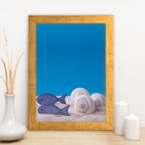 AC1935127792 Multicolor Decorative Framed MDF Painting