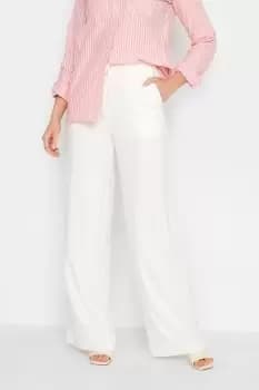 Tall Wide Leg Linen Trousers