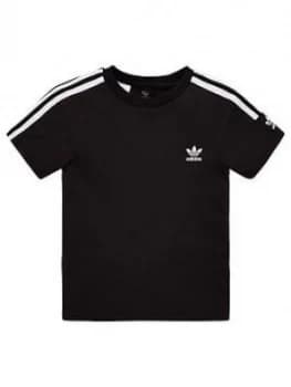 Adidas Originals Childrens New Icon Short Sleeve T-Shirt - Black
