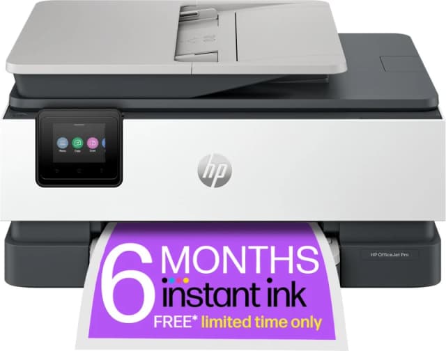 HP OfficeJet Pro 8132e Wireless All-in-One Inkjet Printer - Includes Starter Ink Cartridges 40Q45B#687