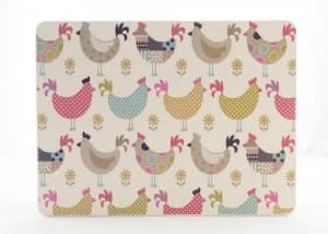 Denby Cockerel and Hens Placemats Set of 6