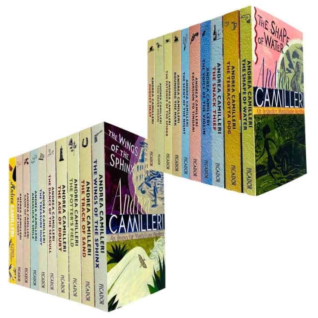 An Inspector Montalbano Mystery Books 1 - 20 Collection Set by Andrea Camilleri Andrea Camilleri Books