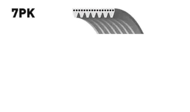 GATES 7PK1095 V-ribbed belt 1095 7 G-Force C12 CVT Belt TOYOTA: HIACE 4 Kasten, HILUX 3 Pick-up, HILUX 6 Pick-up V-Ribbed Belts (305)