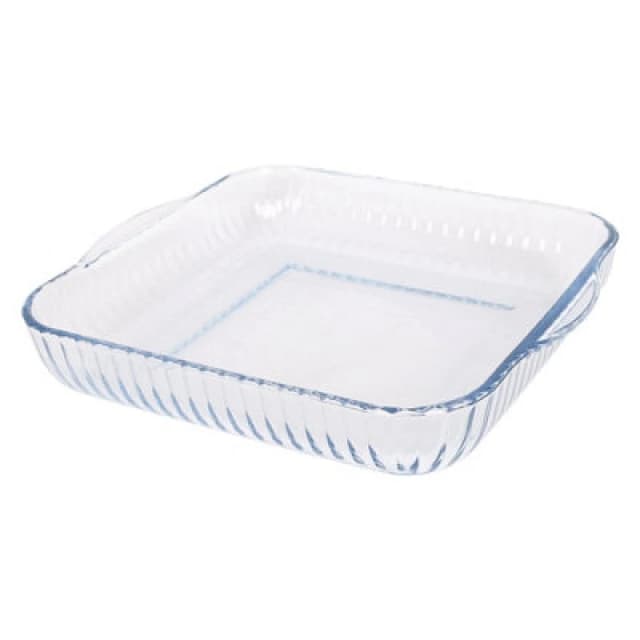 Argon Tableware Optical Square Glass Oven Dish - 30Cm X 27.5Cm