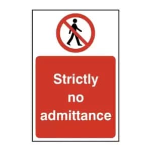 Strictly No Admittance - Sav (400 x 600mm)