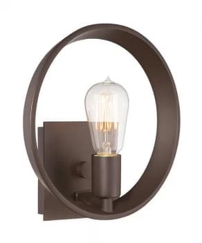 1 Light Indoor Wall Light Western Bronze, E27