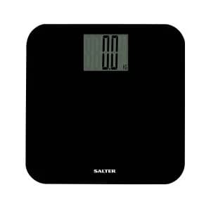 Salter Housewares Ultra Slim Black Glass Electronic Scale