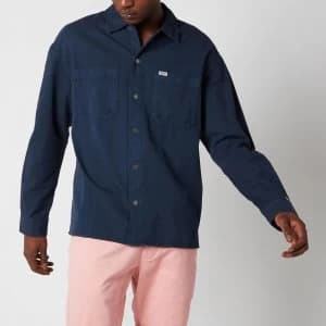 Tommy Jeans Mens Lightweight Twill Overshirt - Twilight Navy - L