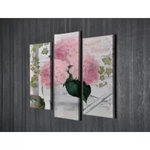 UC75 Multicolor Decorative Canvas Painting (3 Pieces)