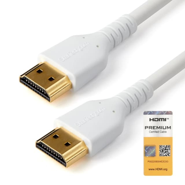 2m White High Speed HDMI 2.0 Cable