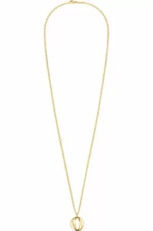 Ladies Calvin Klein PVD Gold plated Show Necklace KJ4XJN100200