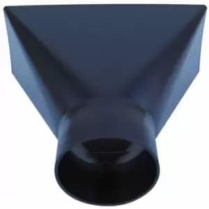 DH250 Dust Collection Dust Hood 250mmx110mm, for 100mm hose - Charnwood
