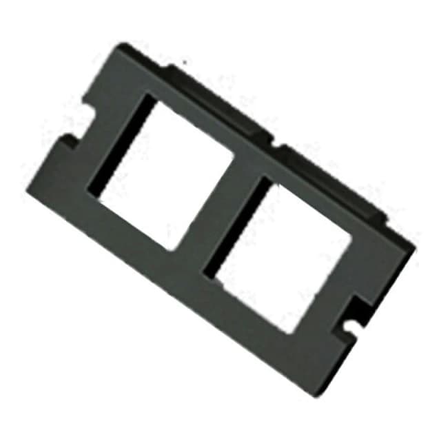 Cablenet Cablenet 2 Port Keystone Housing (25mm x 50mm) Black HCIFP-47BK