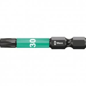 Wera Impaktor Torx Screwdriver Bits T30 50mm Pack of 5