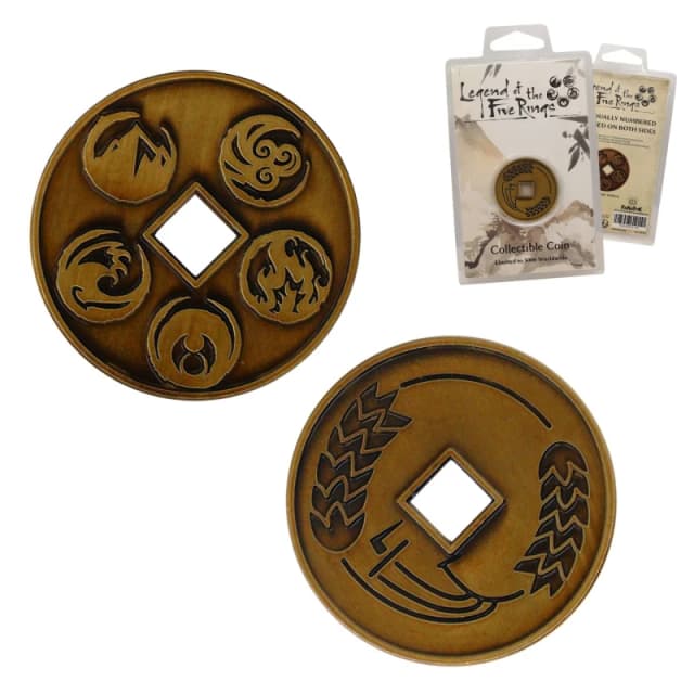 Legend of the Five Rings Limited Edition Collectible Koku Coin Metallics unisex