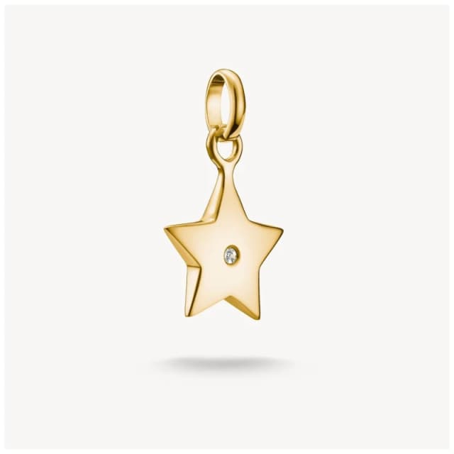 Thomas Sabo CC1238-414-14 Charm Pendent Star With White Jewellery
