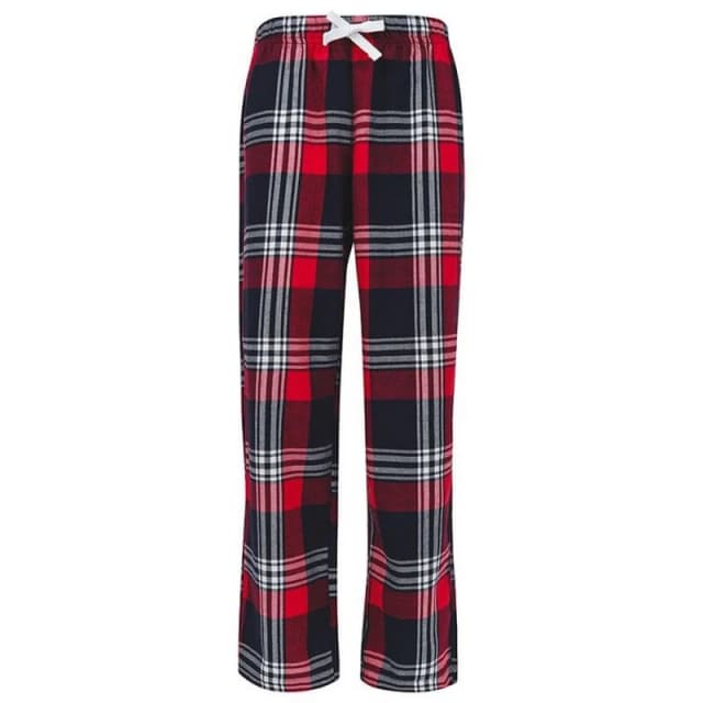 SF Minni Tartan Lounge Pants in Light Red Size: 11-12 Years Light Red Unisex 11-12 Years