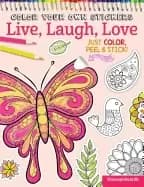 color your own stickers live laugh love just color peel and stick 139 custo