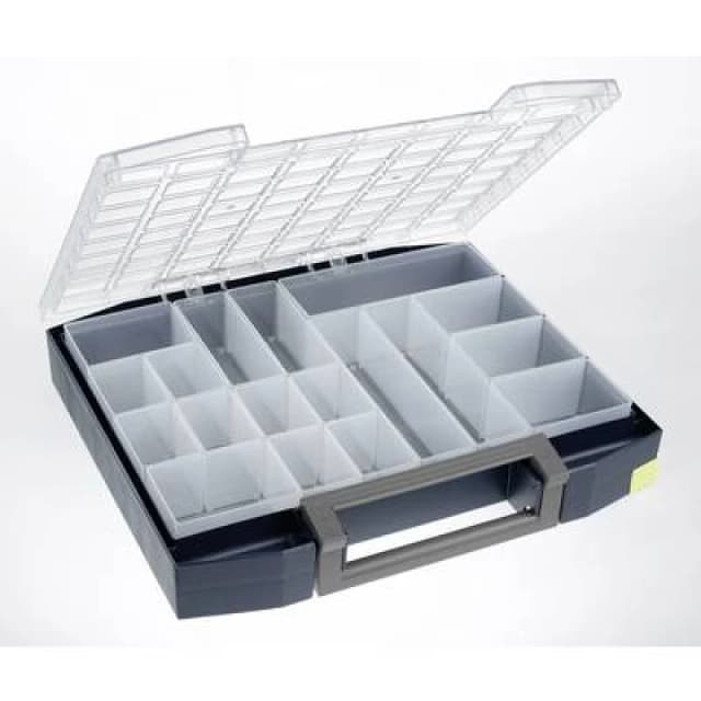 raaco raaco boxxser Assortment case (L x W x H) 401 x 465 x 78mm No. of compartments: 18 Content 134972