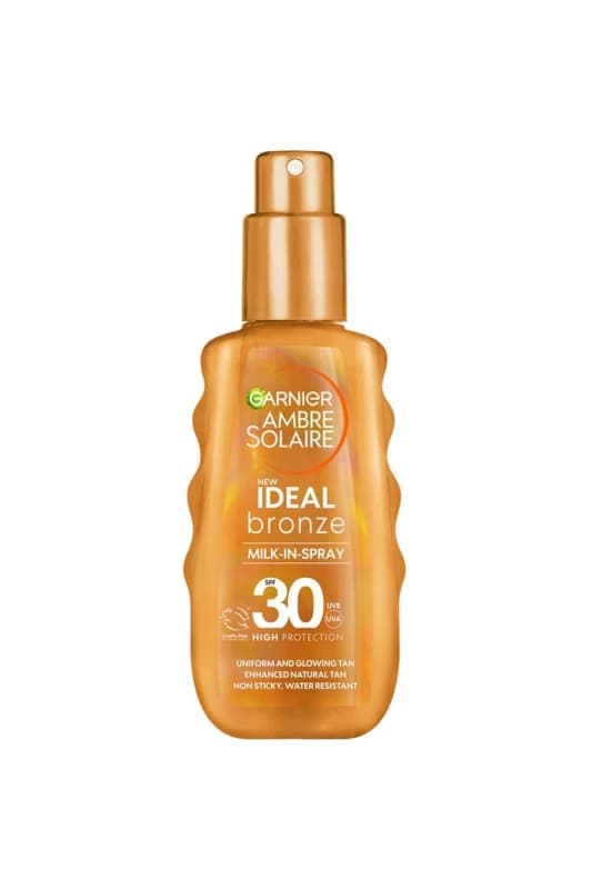 Garnier Ambre Solaire Ideal Bronze Milk-In Tanning Spray SPF30 Multi unisex