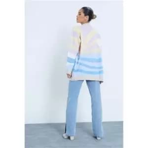 I Saw It First Lilac Sunrise Jacquard Oversized Cardigan - Purple