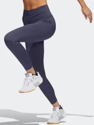 adidas Optime Training Luxe 7/8 Tights, Blue Size XS Women