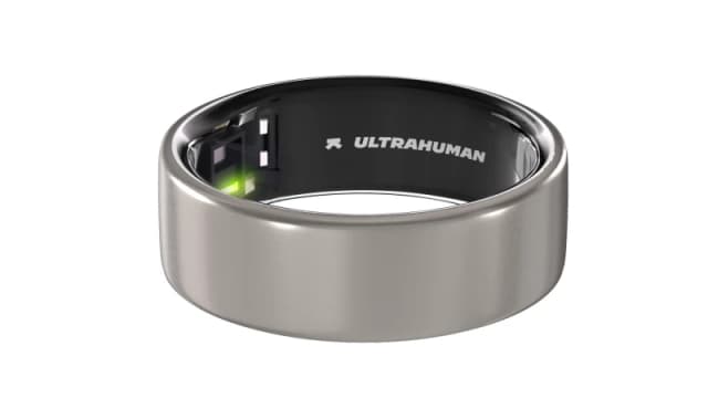 Ultrahuman Ring Air Raw Titanium Size 10