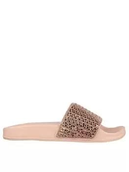 Skechers Pop Ups Square Rhines - Rose Gold, Metal, Size 5, Women