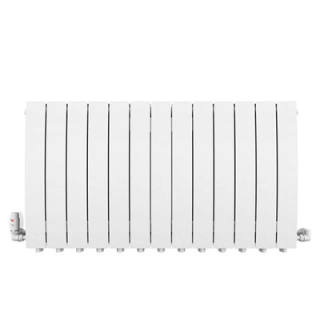 Terma Bergamo White Hydronic Horizontal Designer 4995Btu Radiator, (W)1040mm X (H)590mm