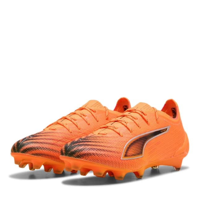 Puma Ultra 6 Ultimate Brilliance Elite Womens Firm Ground Football Boots Orange/Black female 3 (35.5)