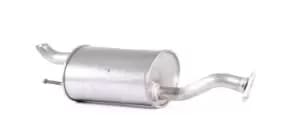 ASMET Rear silencer 13.016 End silencer,Rear exhaust silencer HONDA,Jazz II Schragheck (GD_, GE3, GE2)