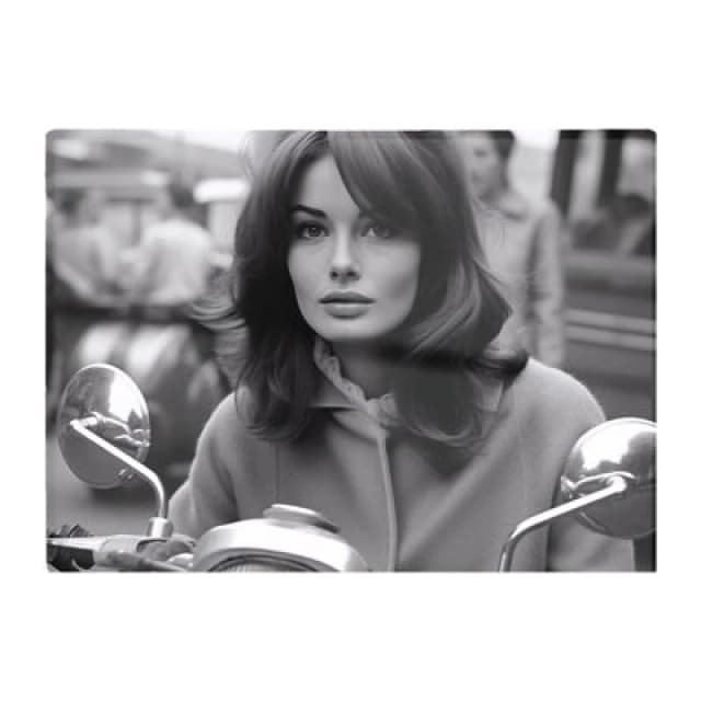 Warren Reed Designer 1960 Out On The Bike Chopping Board