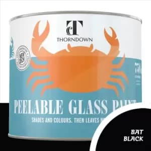 Thorndown Bat Black Peelable Glass Paint 750ml