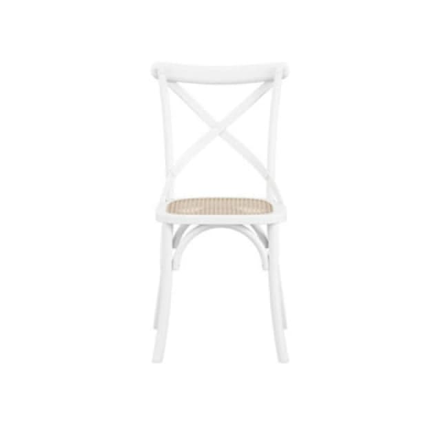 Fitzroy Cane Set of 2 Dining Chairs White