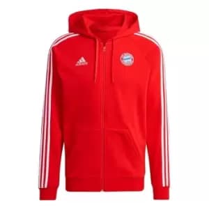 adidas FC Bayern DNA Full-Zip Hoodie Mens - Red