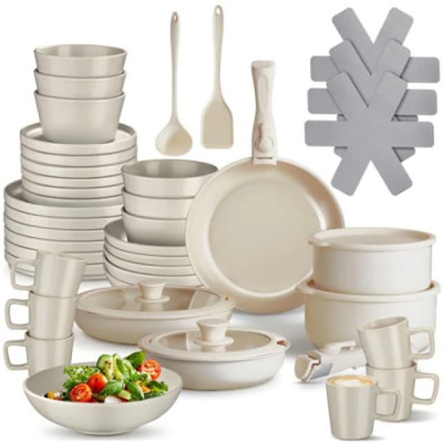 tectake Kitchen Starter Set Una/Genua Multicolor Unisex