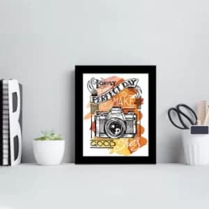 SCT-085 Multicolor Decorative Framed MDF Painting