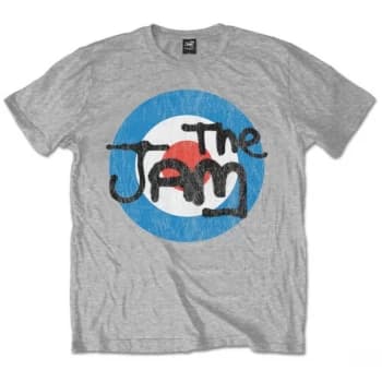 The Jam - Vintage Logo Unisex Medium T-Shirt - Grey