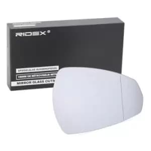 RIDEX Wing Mirror Glass Right 1914M0443 Side Mirror Glass,Mirror Glass AUDI,A3 Sportback (8VA, 8VF),A3 Limousine (8VS, 8VM),A3 Schragheck (8V1, 8VK)