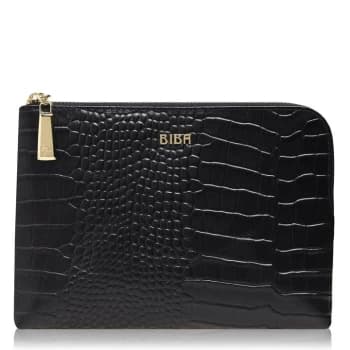 Biba BIBA Mini Pouch Purse - Black Croc