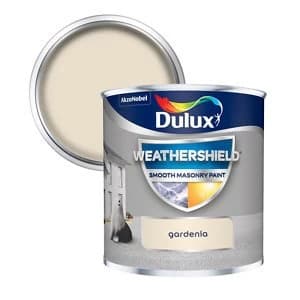 Dulux Weathershield Gardenia Smooth Masonry Paint 250ml