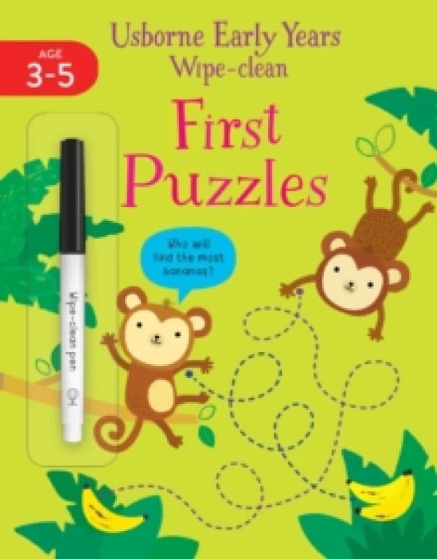 Jessica Greenwell Early Years Wipe-Clean First Puzzles Book Multi unisex