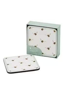 Royal Worcester Bee Coasters Set Of 4